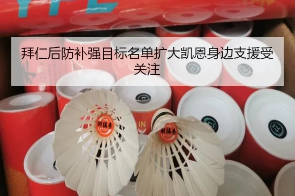 拜仁后防补强目标名单扩大凯恩身边支援受关注（MKSports）